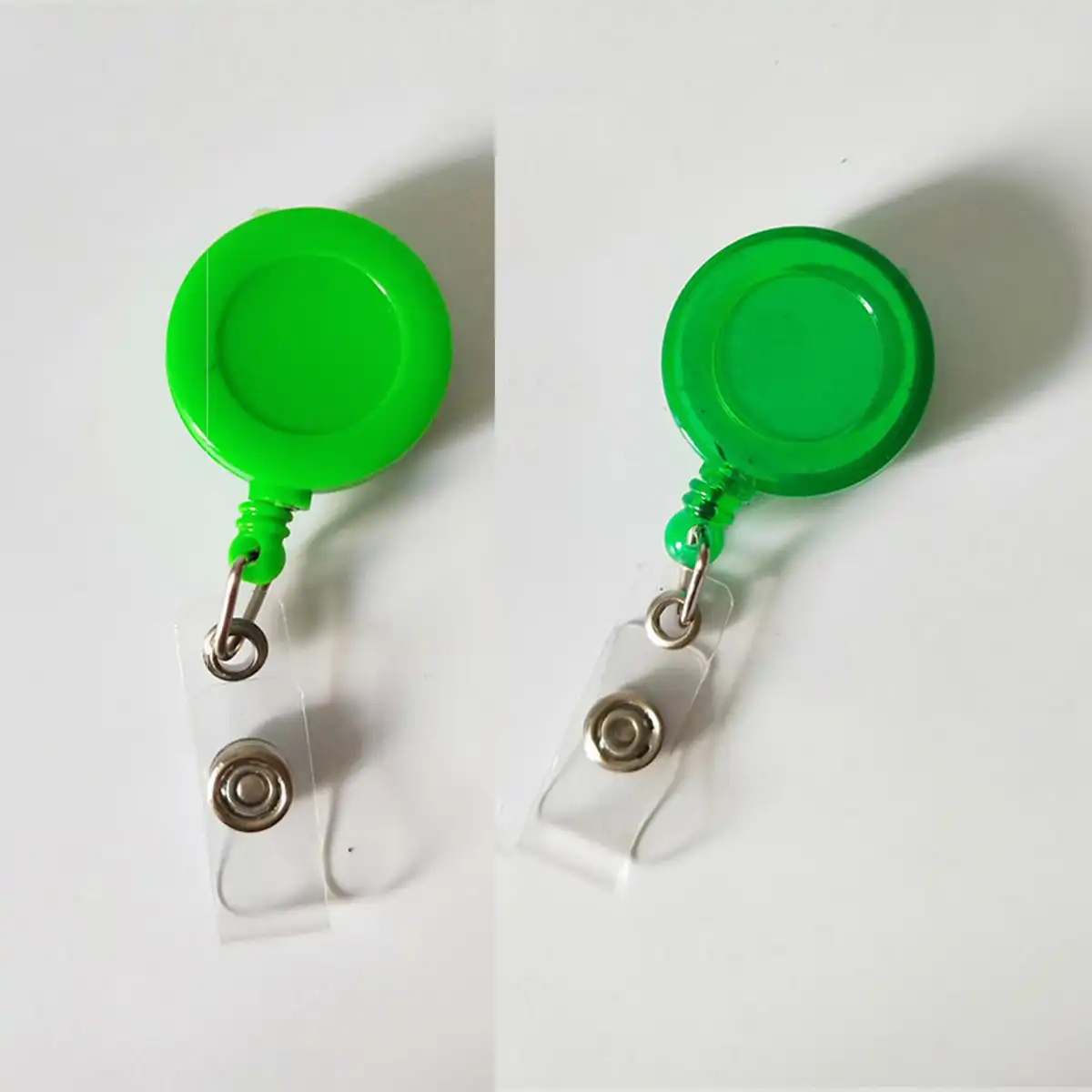 Retractable Badge Reel with Steel Clip alternate product angle