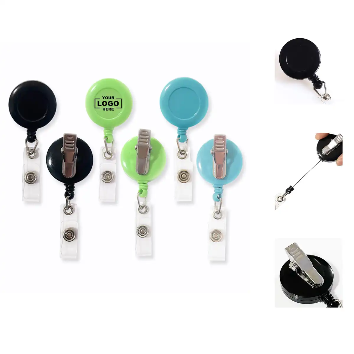 Retractable Badge Holder Alligator Clip