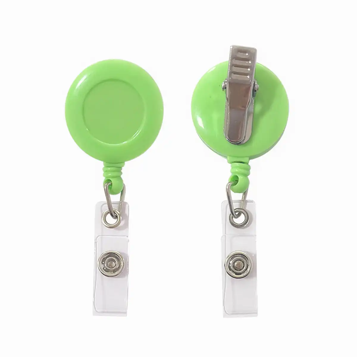 Retractable Badge Holder Alligator Clip alternate product angle