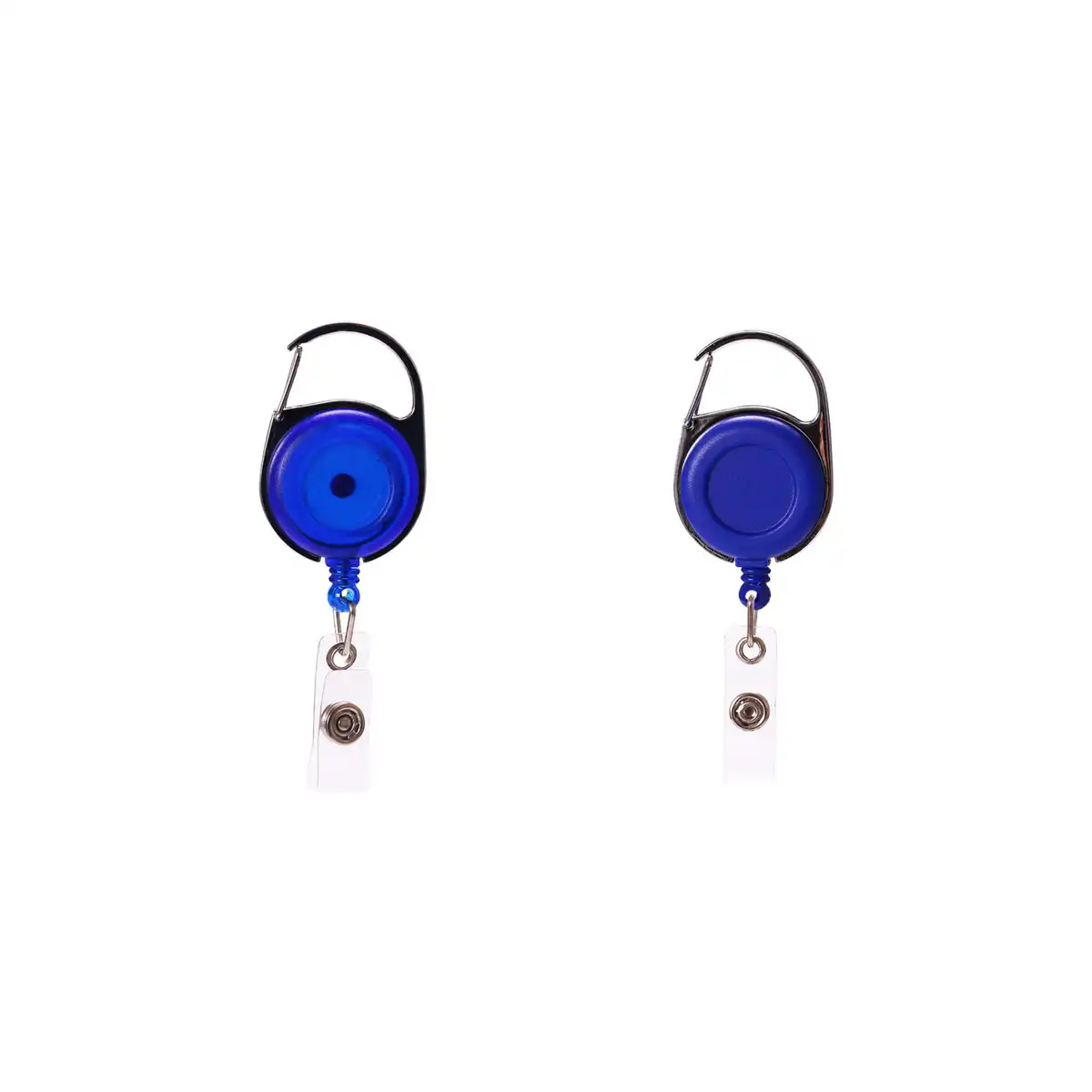 Retractable Transparent Badge Holder Clip alternate product angle