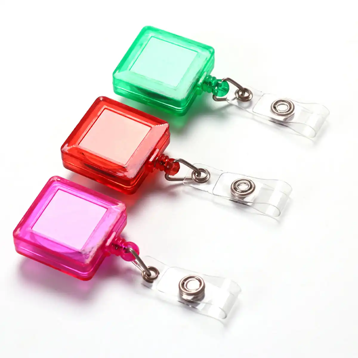 Retractable Badge Reel Steel Clip alternate product angle