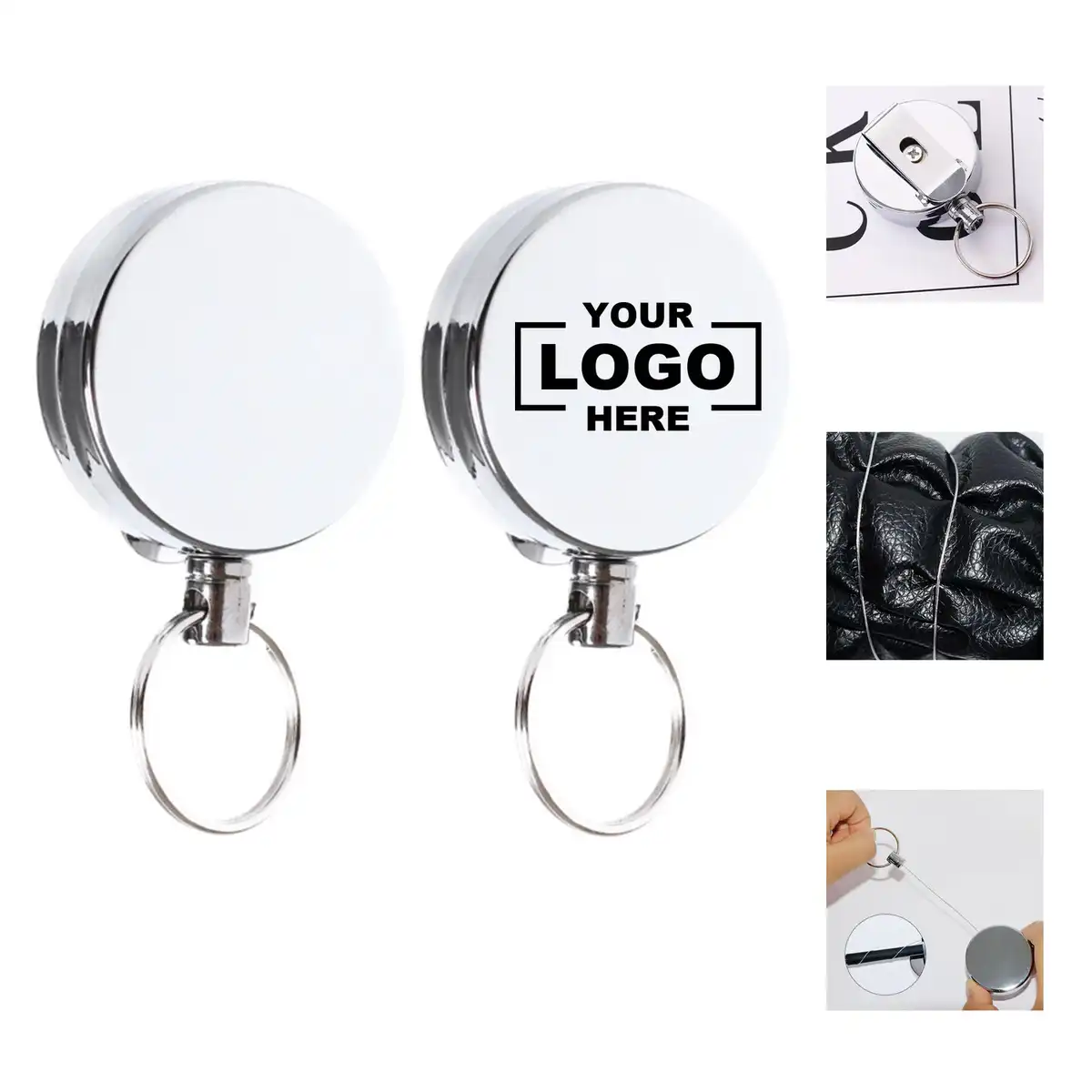 Retractable Metal Badge Reel