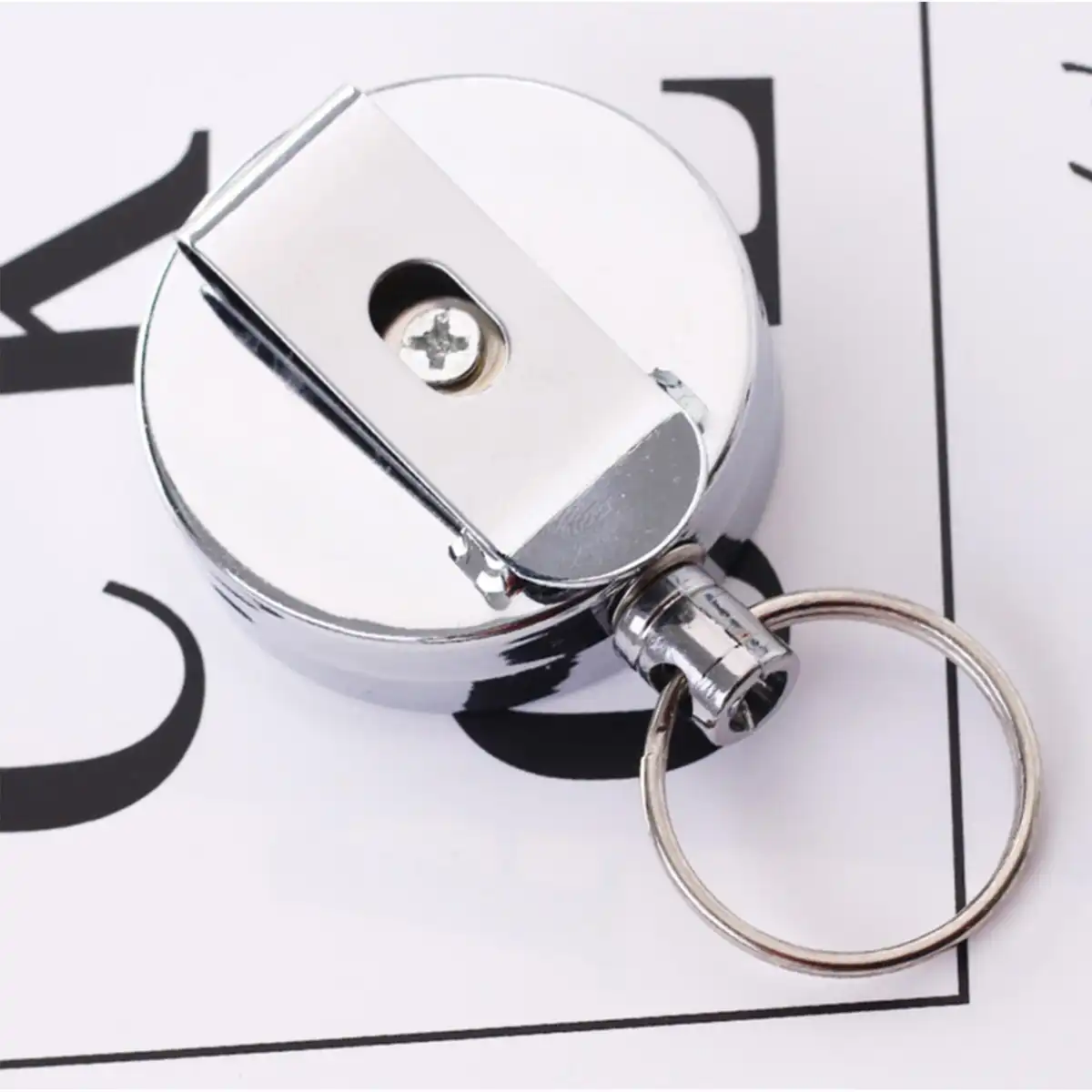 Retractable Metal Badge Reel product detail view
