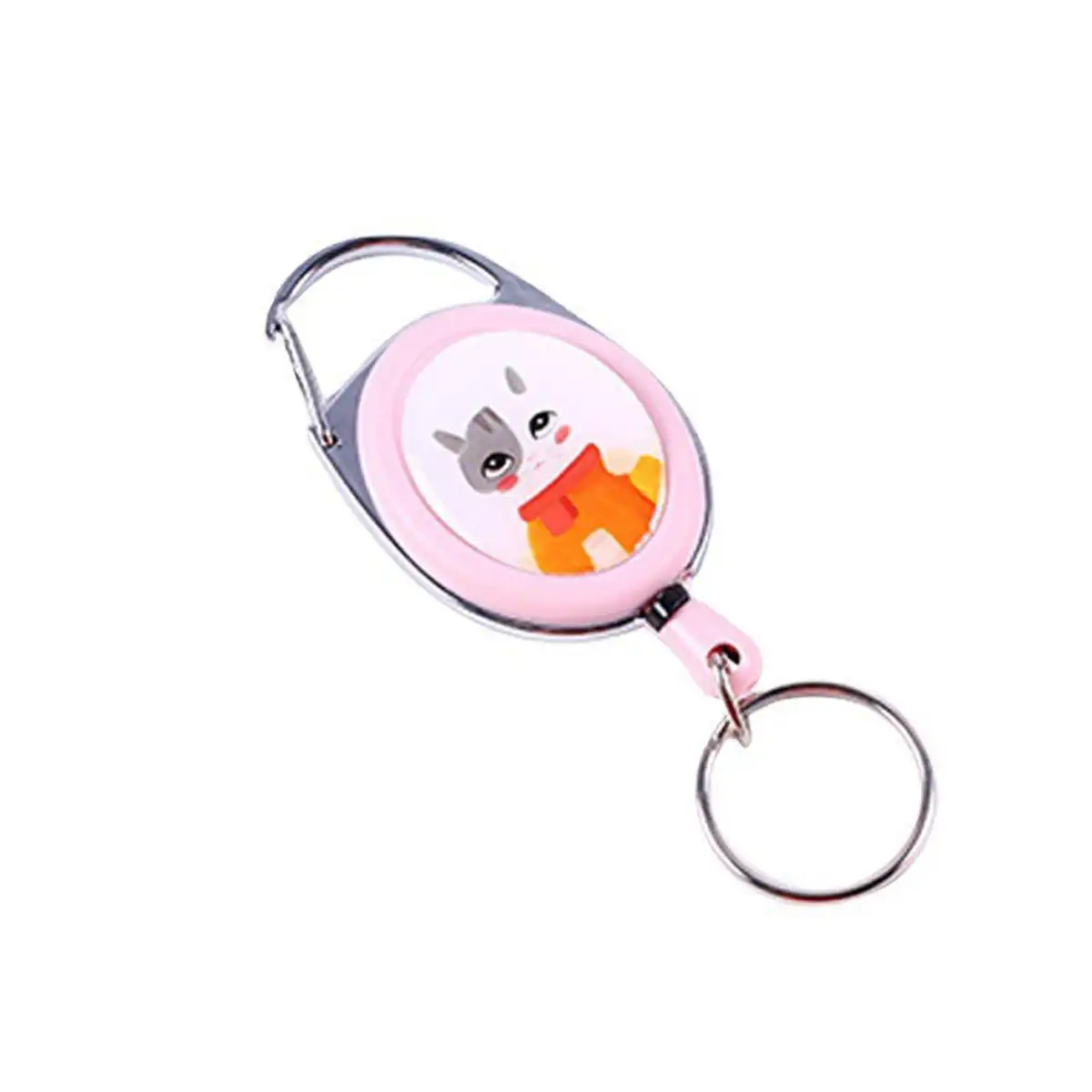 Oval Carabiner Badge Reel alternate product angle