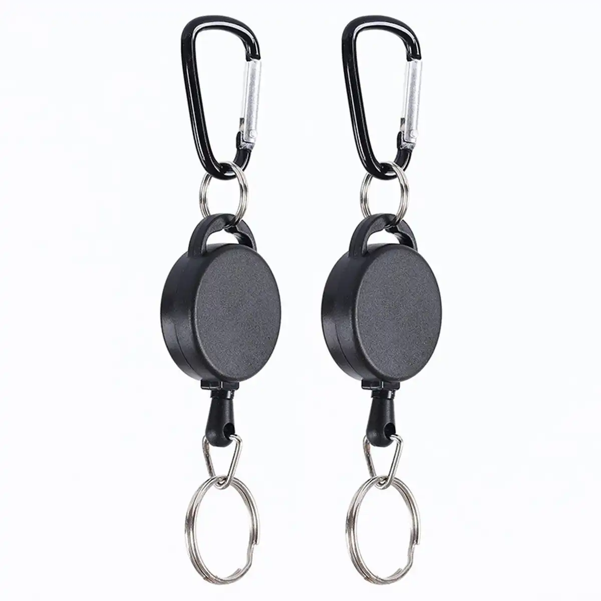 Retractable Badge Reel with Carabiner alternate product angle