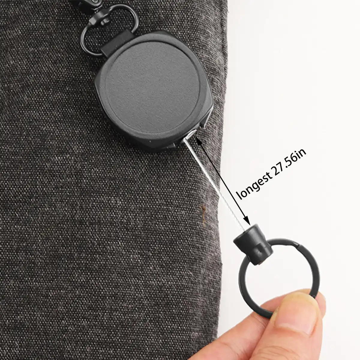 Heavy Duty Retractable Badge Reel product detail view