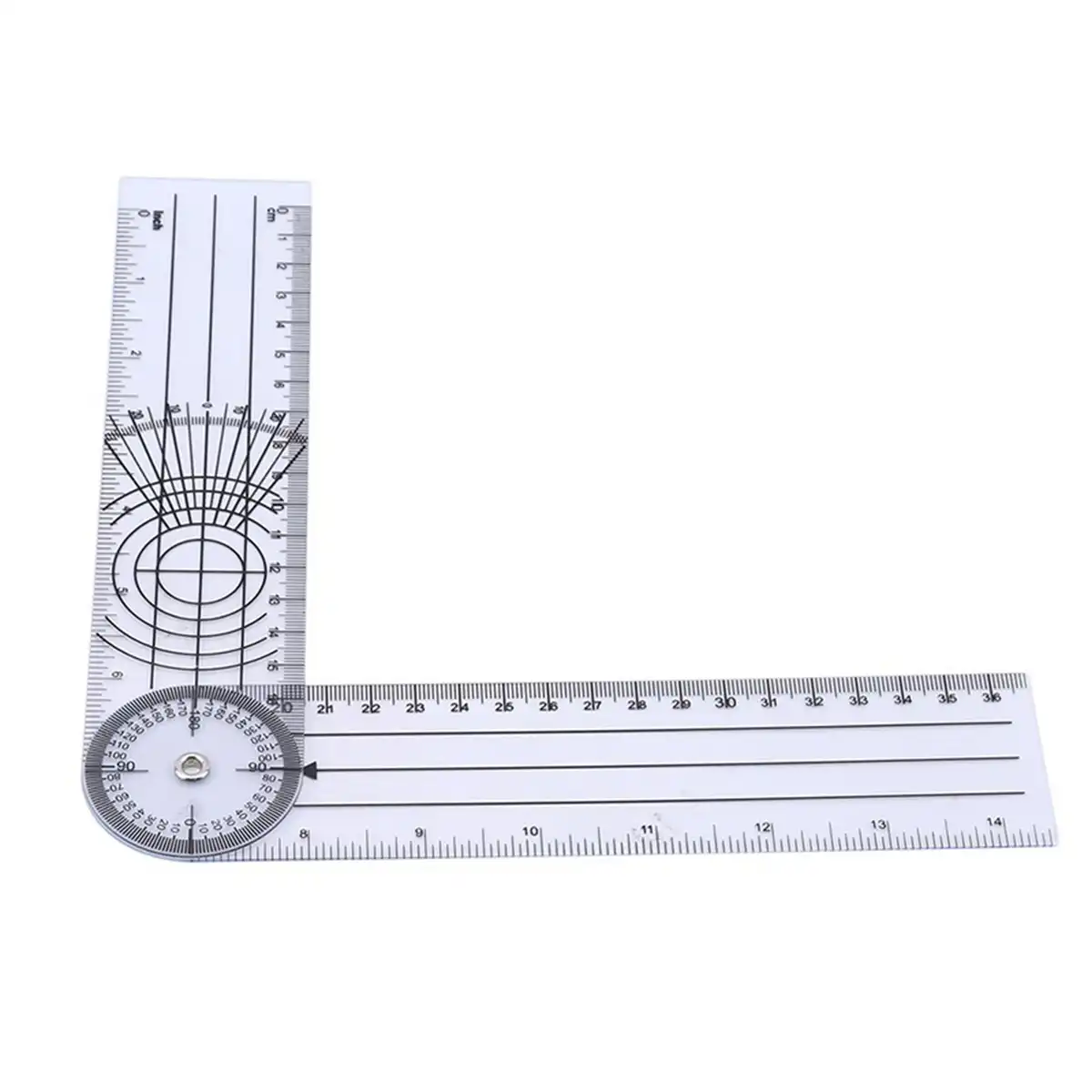 Clear Angle Finder Ruler product close-up