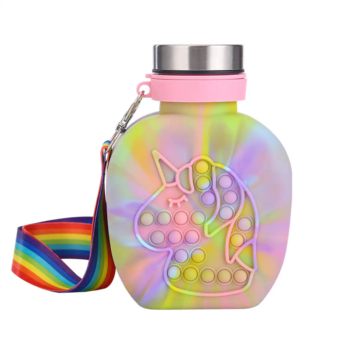 Collapsible Silicone Travel Bottle product detail view