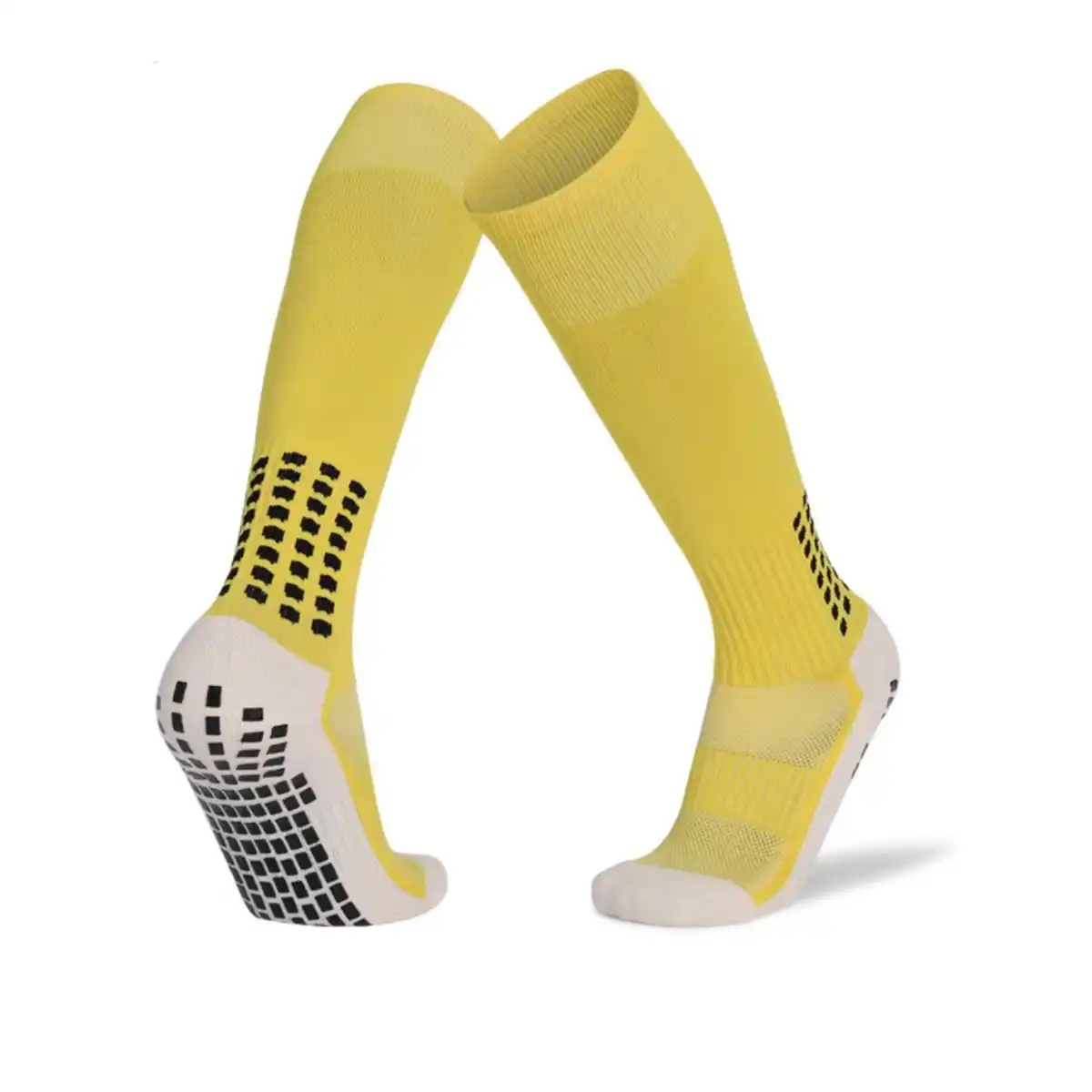Grippy Anti Slip Athletic Socks product with accessories