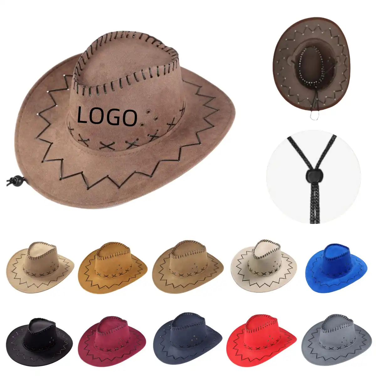 Suede Western Cowboy Hat