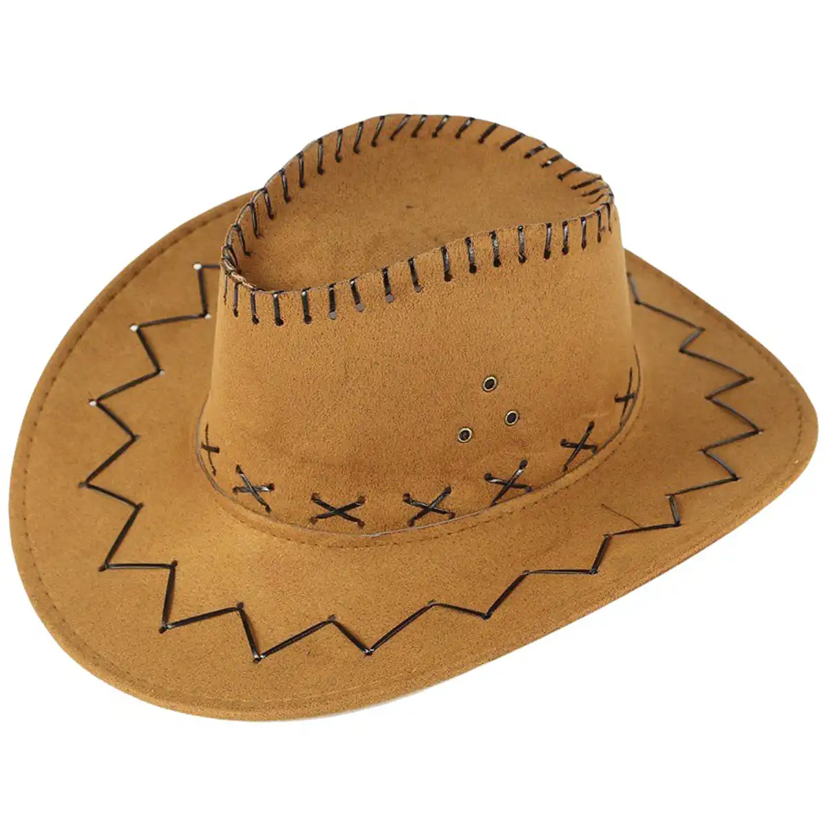 Suede Western Cowboy Hat alternate product angle