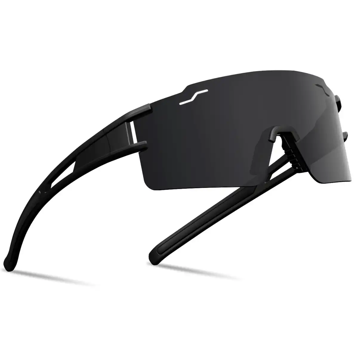 Polarized Sports Sunglasses UV400 custom logo imprint view
