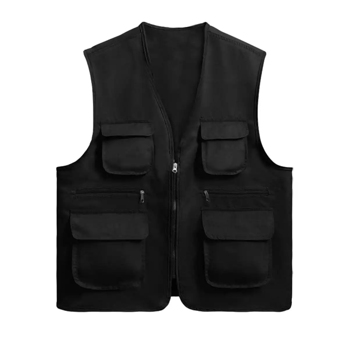 High Visibility Volunteer Safety Vest custom logo imprint view