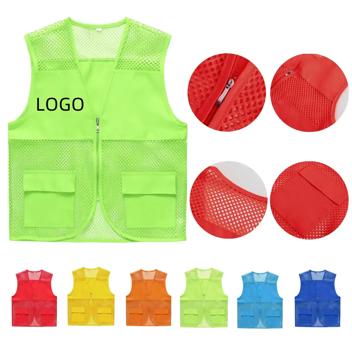 Breathable Mesh Fishing Vest