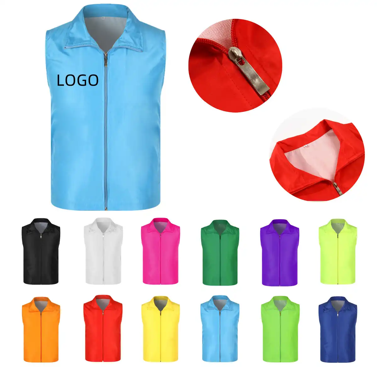 Unisex Lightweight Work Vest