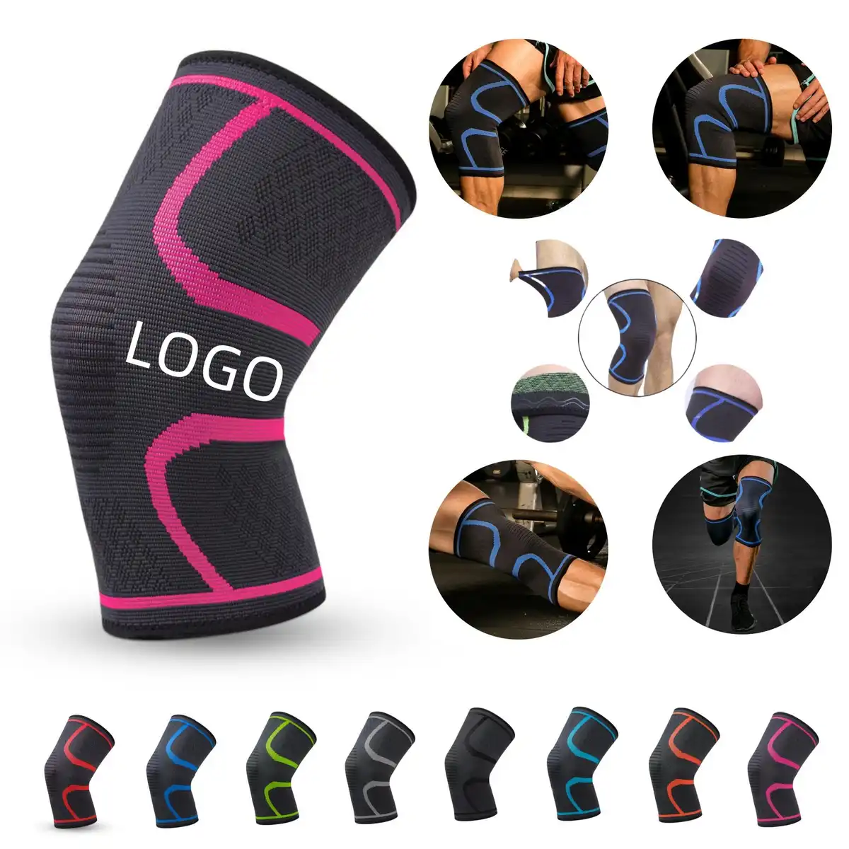 Breathable Sports Knee Support Wrap