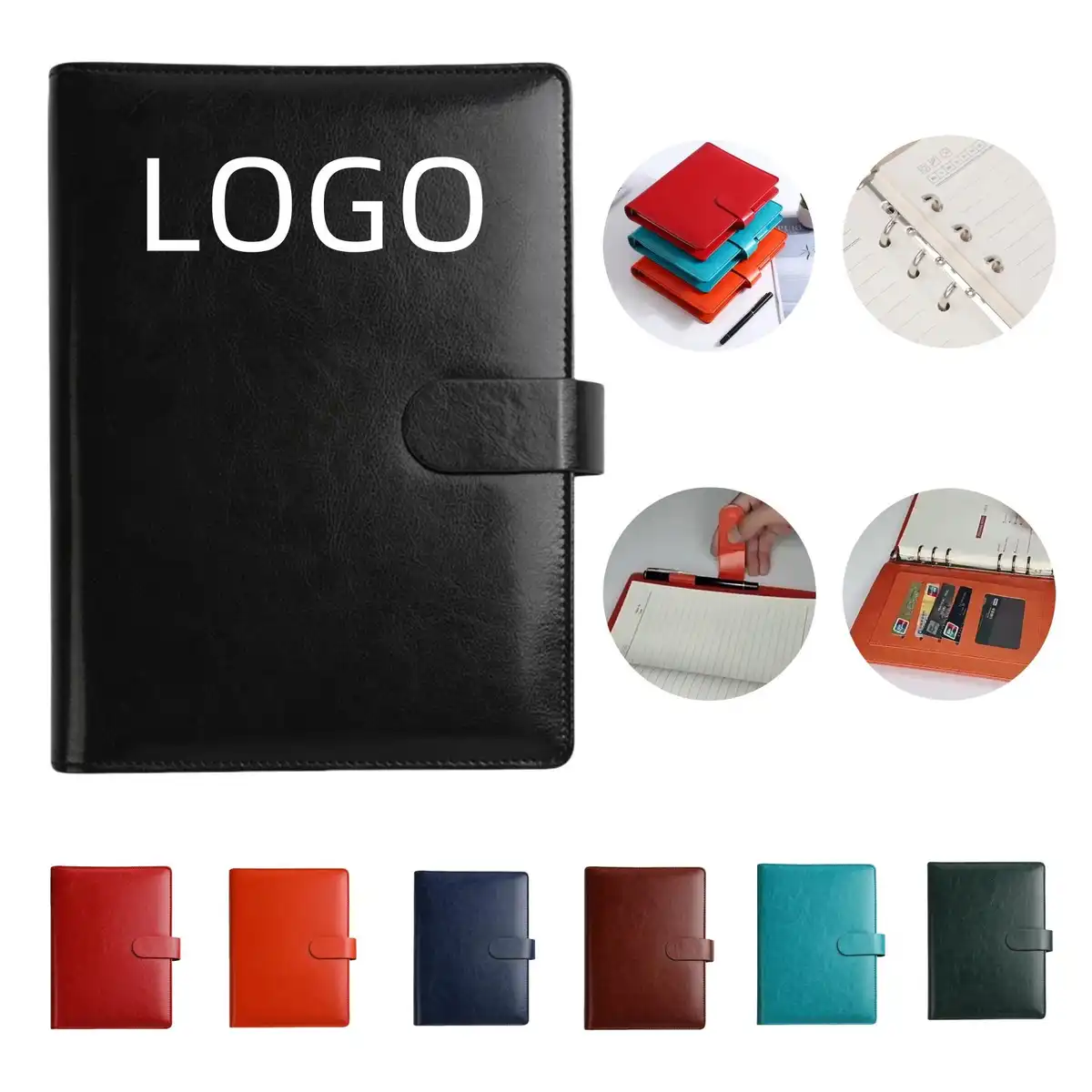 Stainless Steel Ring Binder Notebook