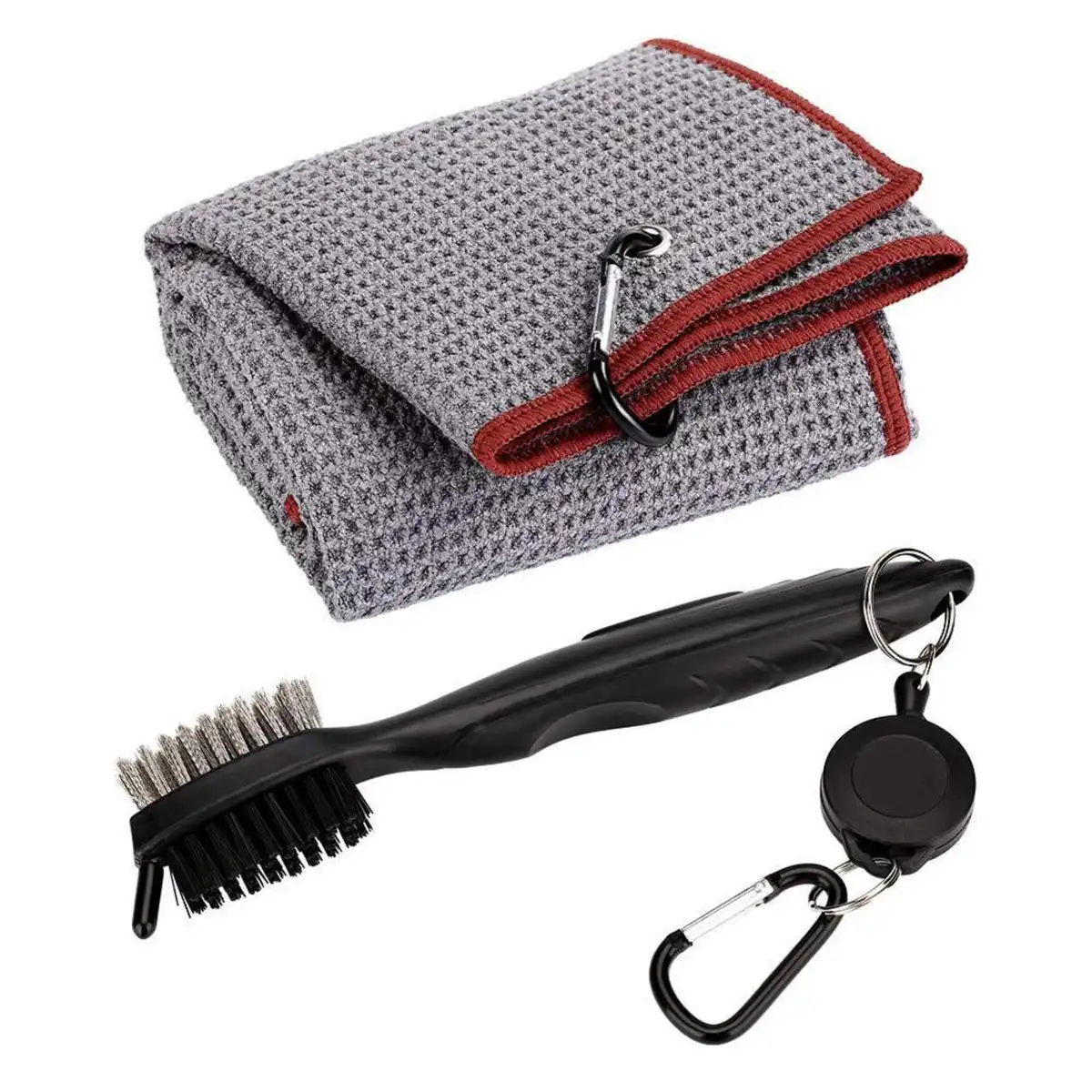 Golf Towel Brush Set product close-up