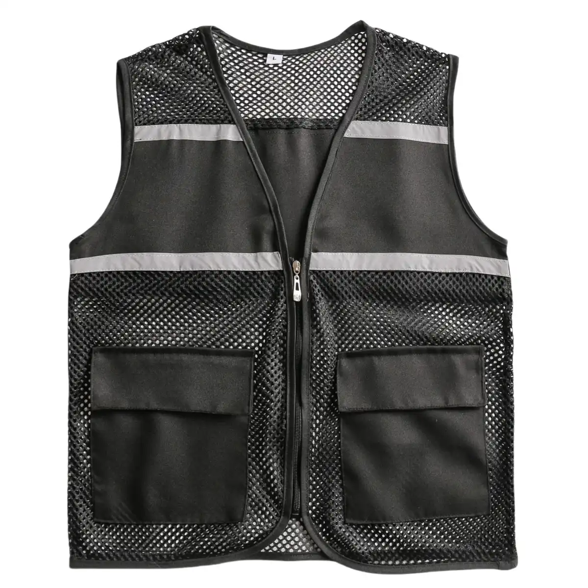 High Visibility Safety Vest custom logo imprint view