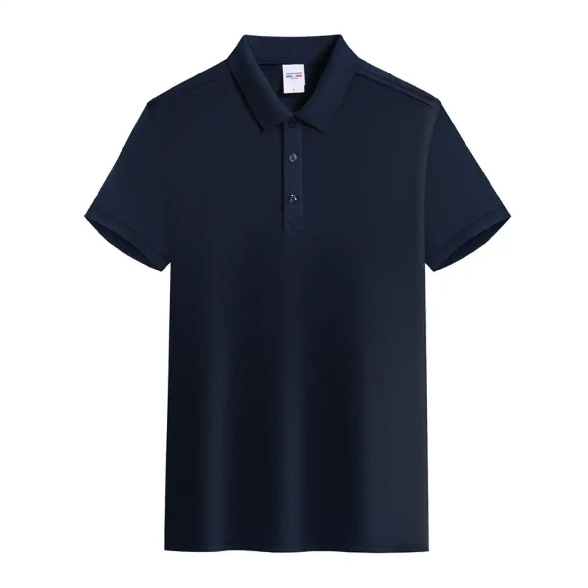 Breathable Cotton Polo Shirt product detail view