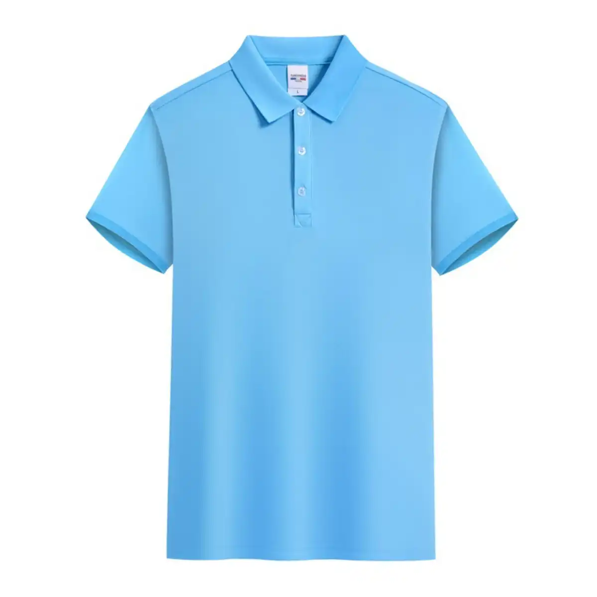 Breathable Cotton Polo Shirt alternate product angle