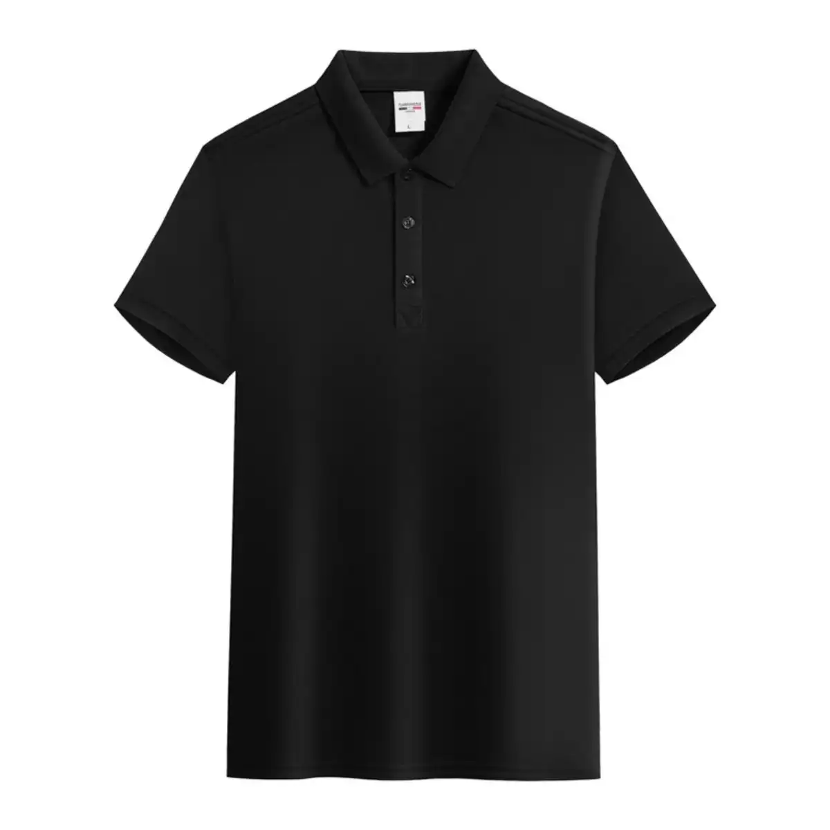 Breathable Cotton Polo Shirt product close-up