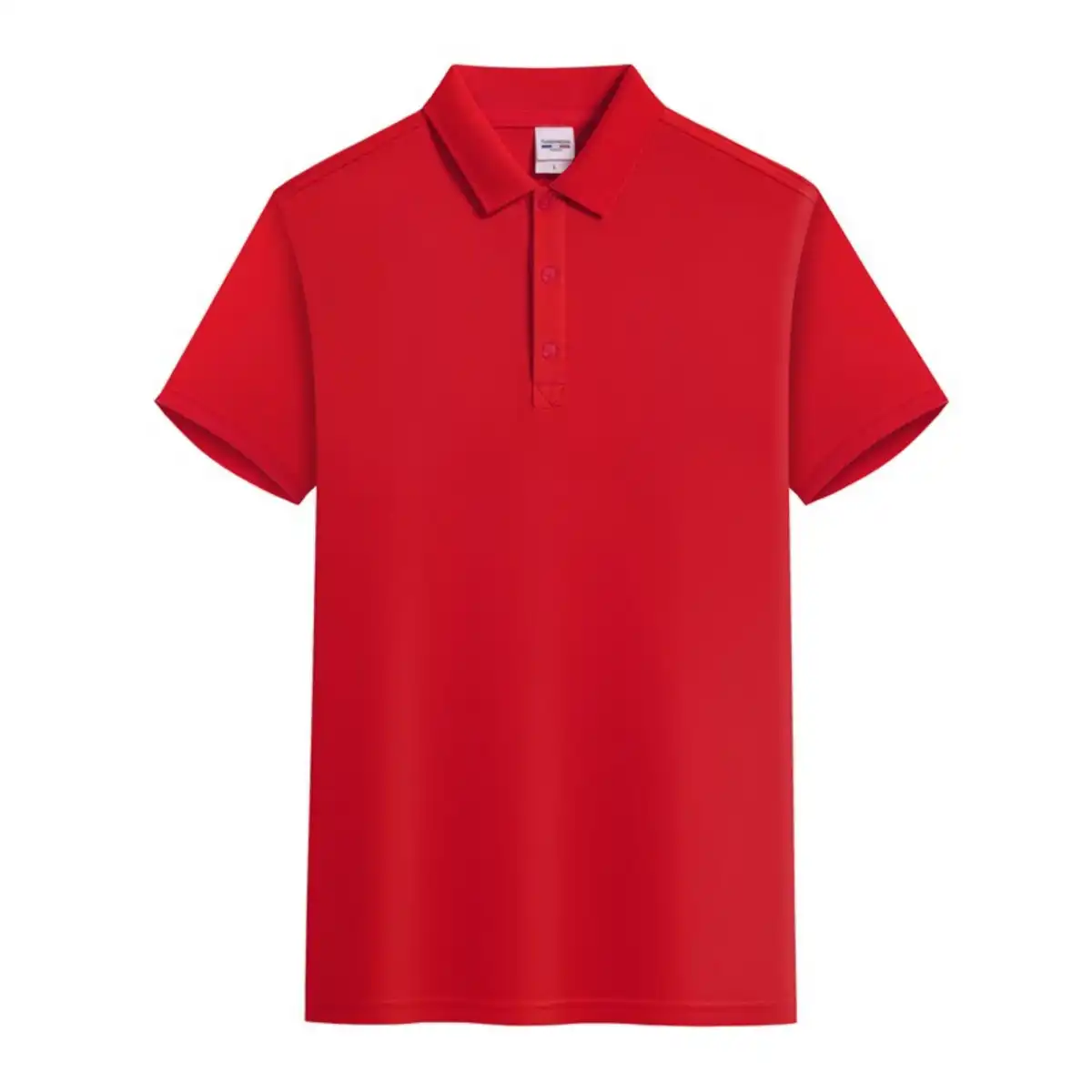 Breathable Cotton Polo Shirt product in use