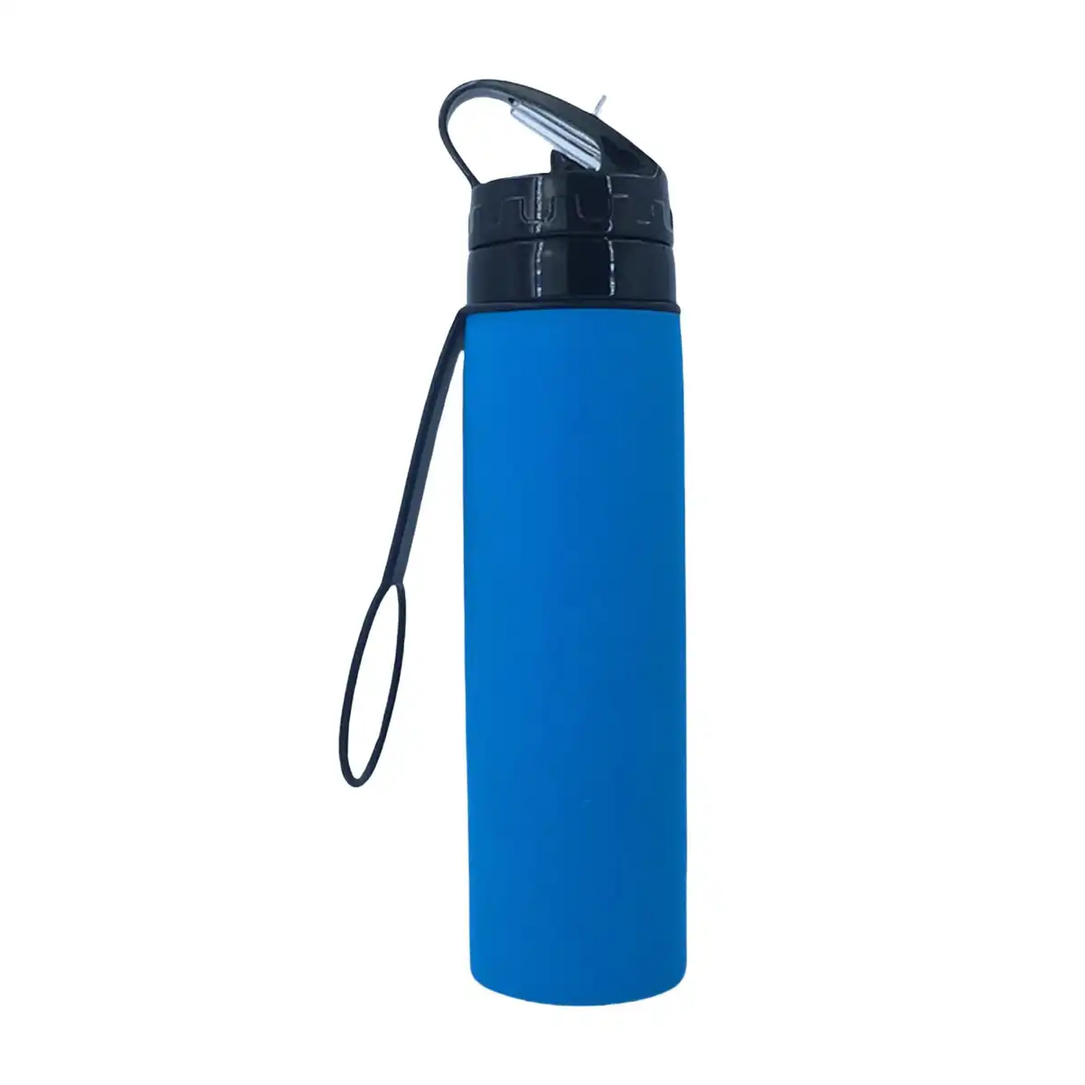 Folding Leak Proof Silicone Water Bottle alternate product angle
