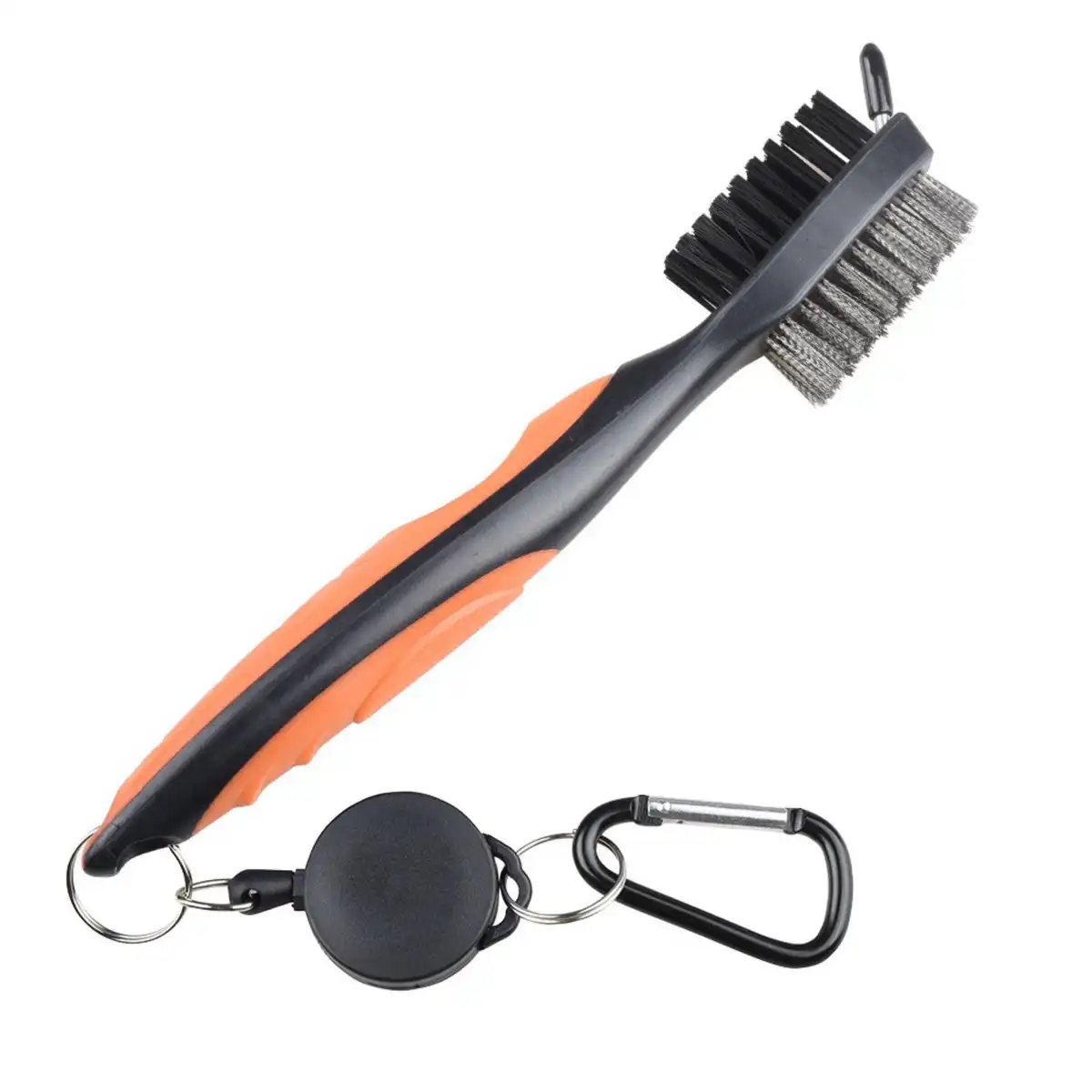 Retractable Golf Club Cleaning Brush product close-up