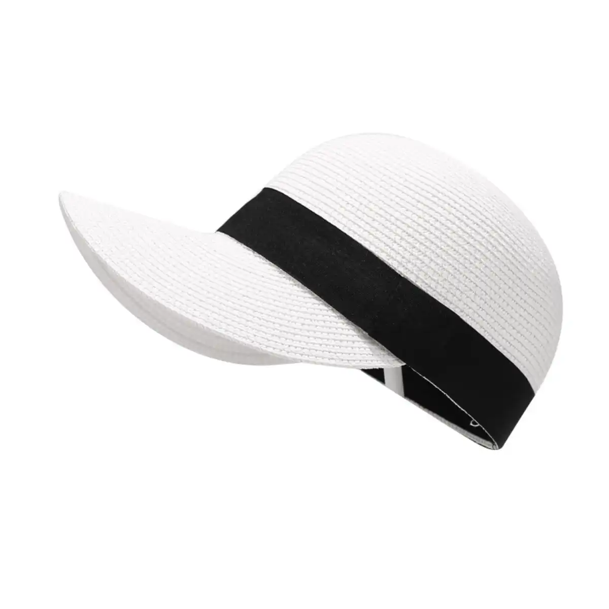 Stylish Straw Visor Sun Hat product detail view