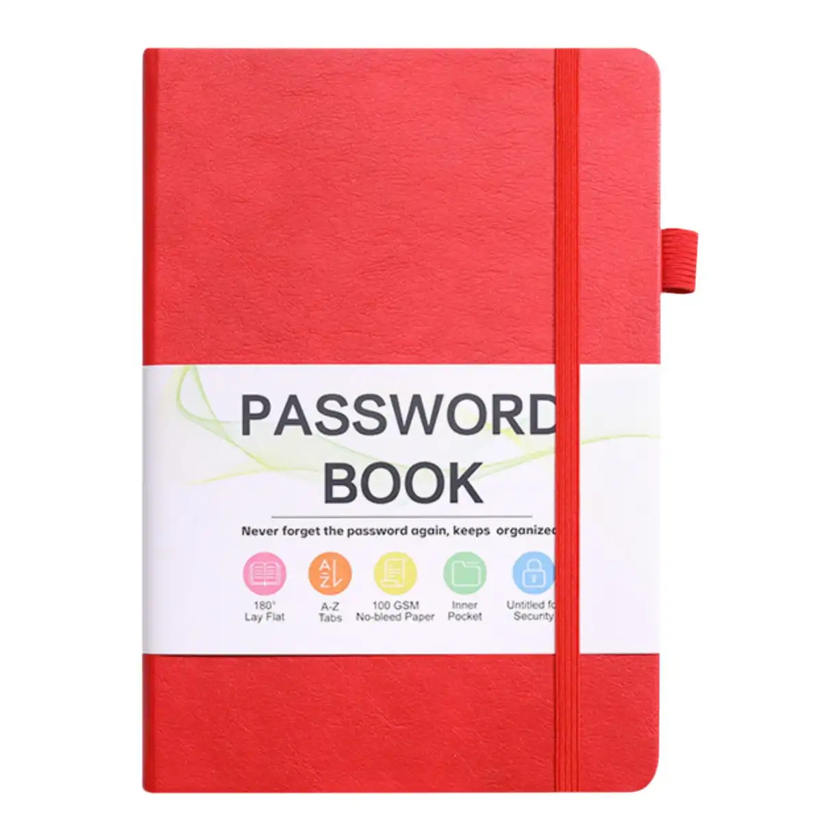 B6 Password Keeper Notebook alternate product angle