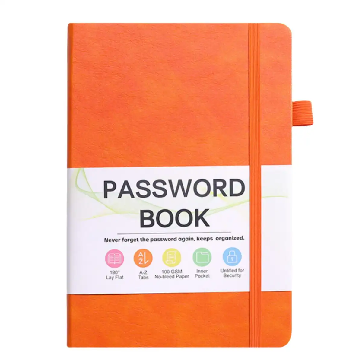 B6 Password Keeper Notebook product in use