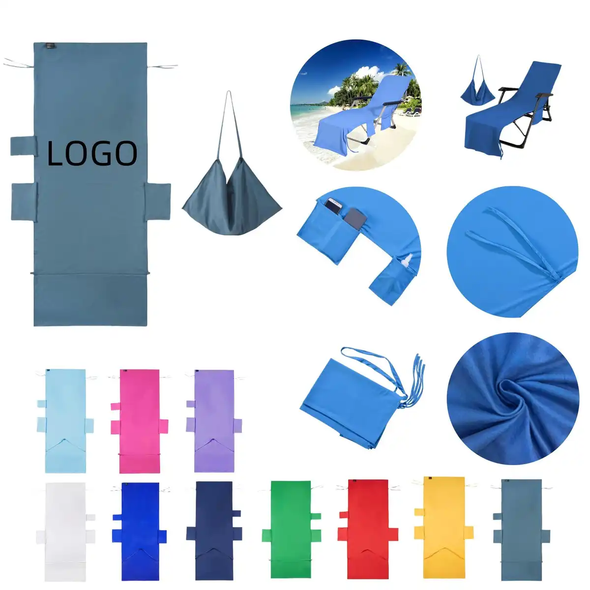 Quick Dry Breathable Beach Chair Cover