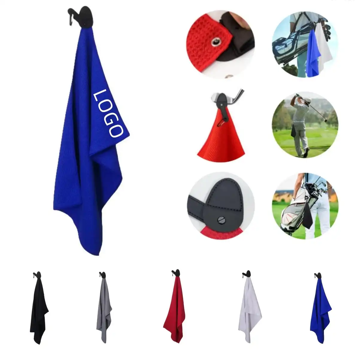 Magnetic Golf Towel Waffle Weave
