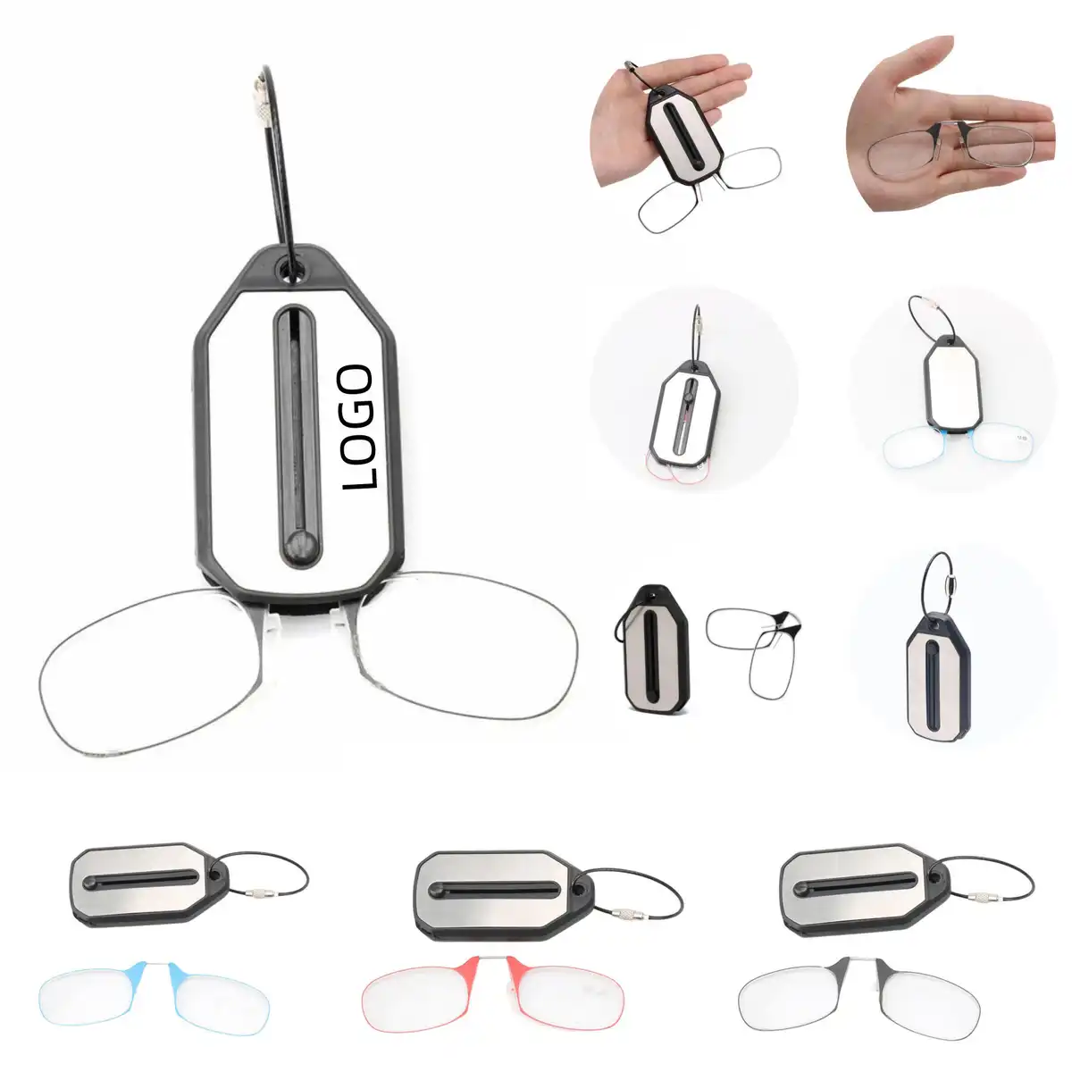 Portable Reading Glasses Keychain
