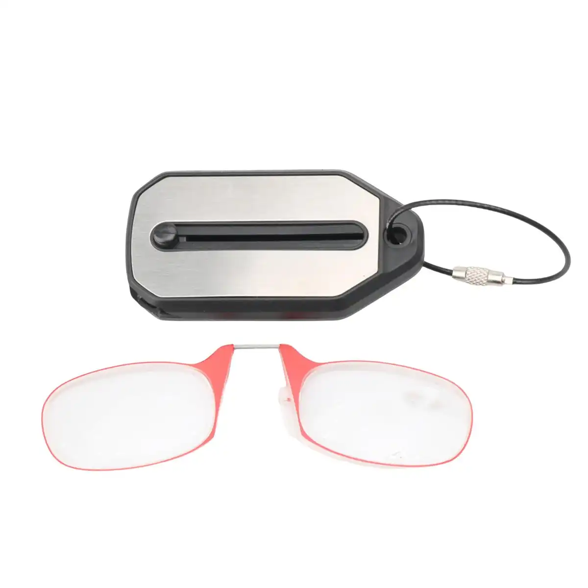 Portable Reading Glasses Keychain alternate product angle