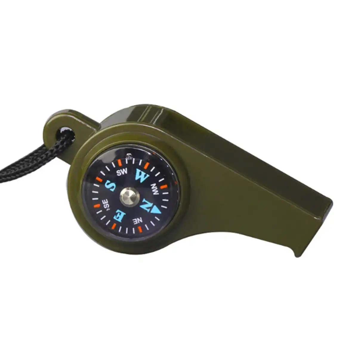 3-in-1 Emergency Whistle Compass Thermometer product detail view