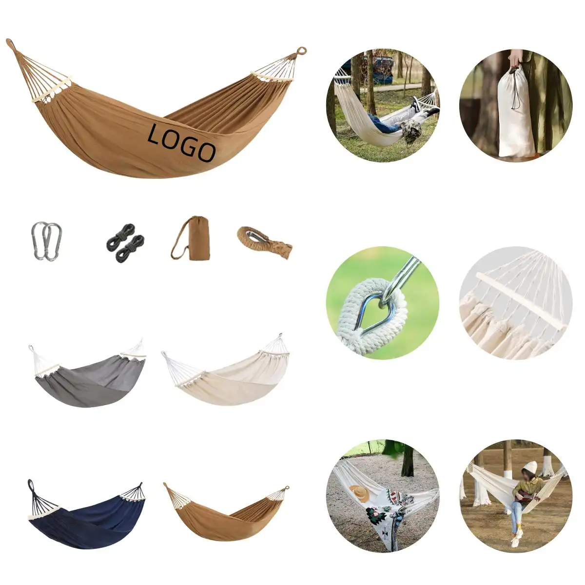 Anti Rollover Camping Hammock
