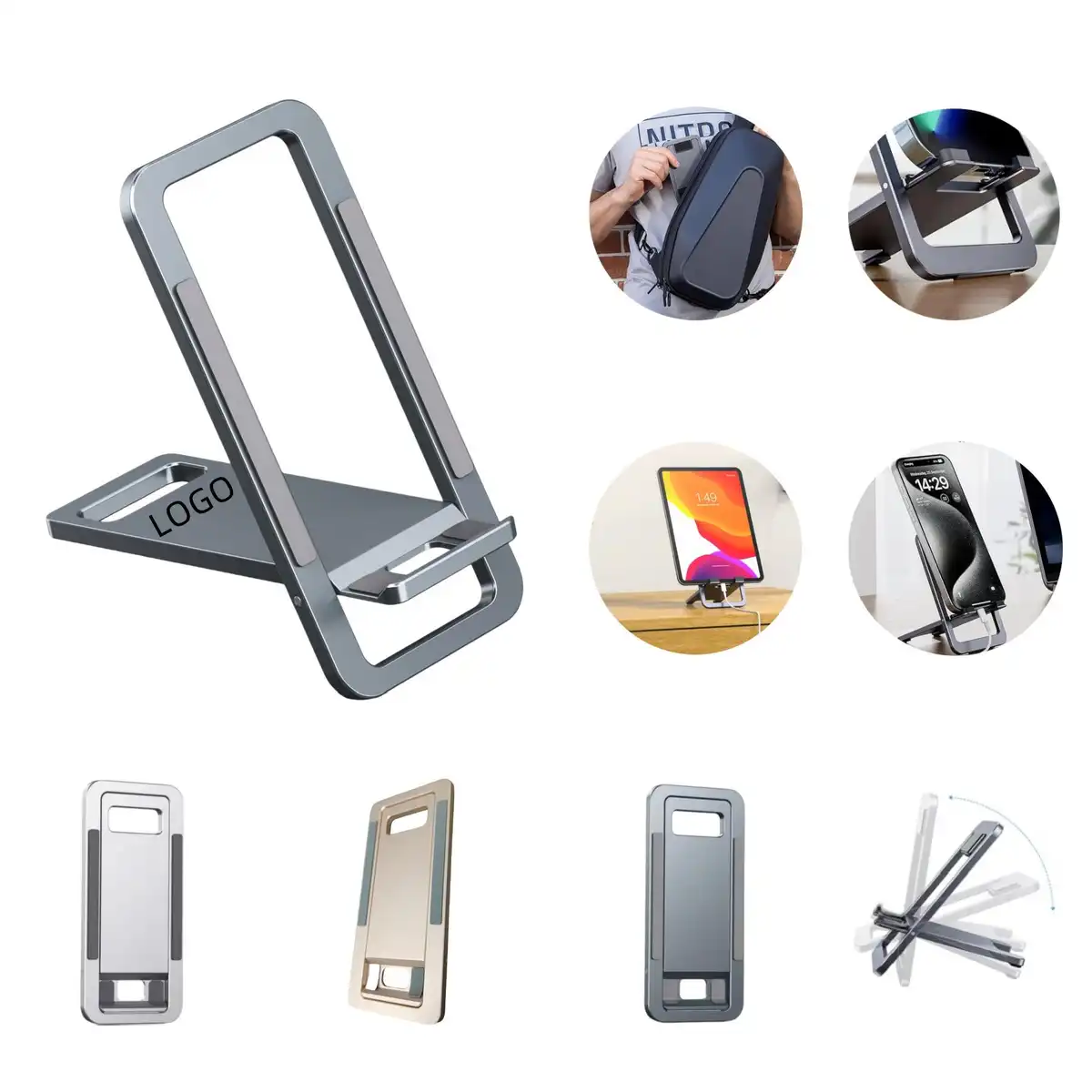 Foldable Aluminum Phone Stand