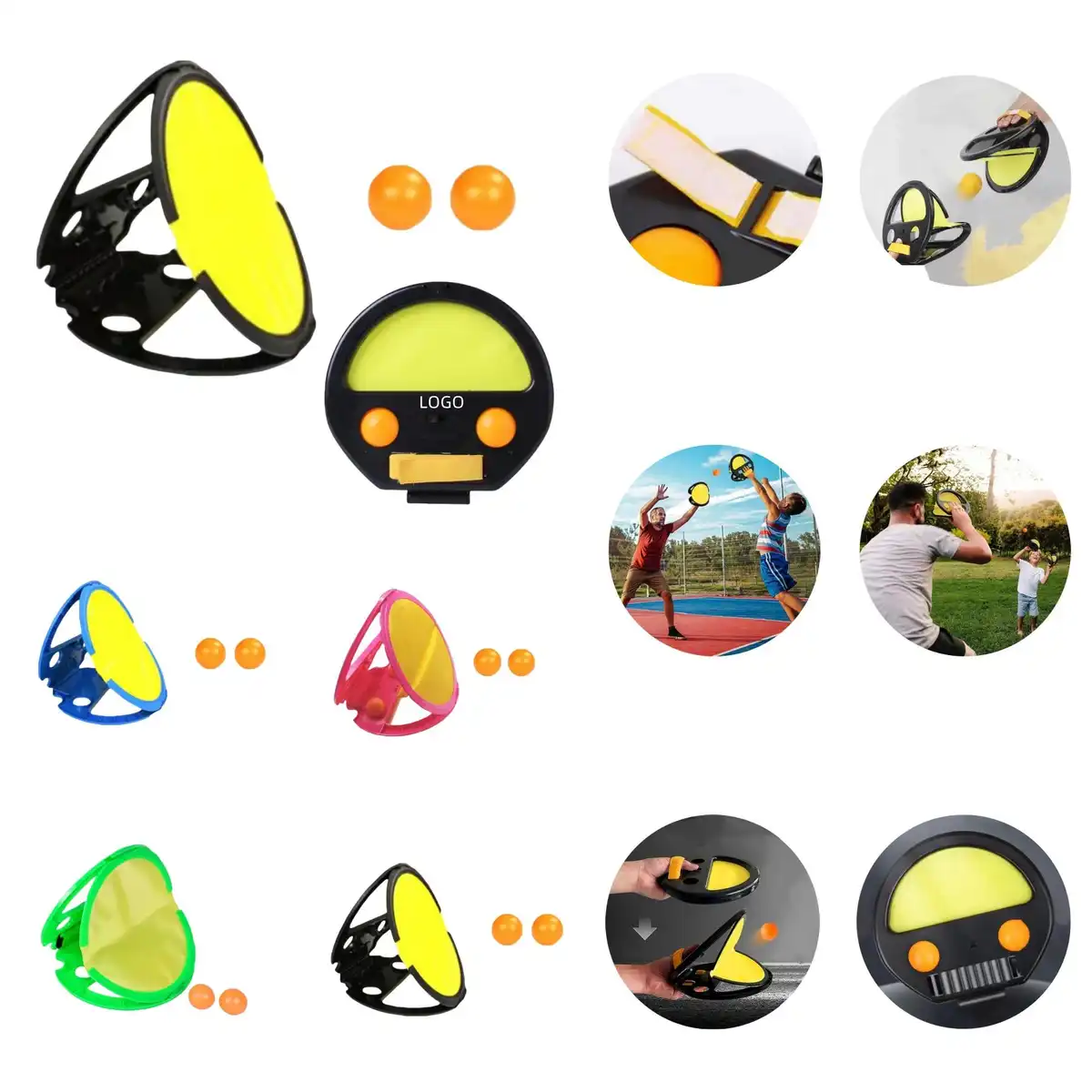 Soft Velcro Catch Ball Set