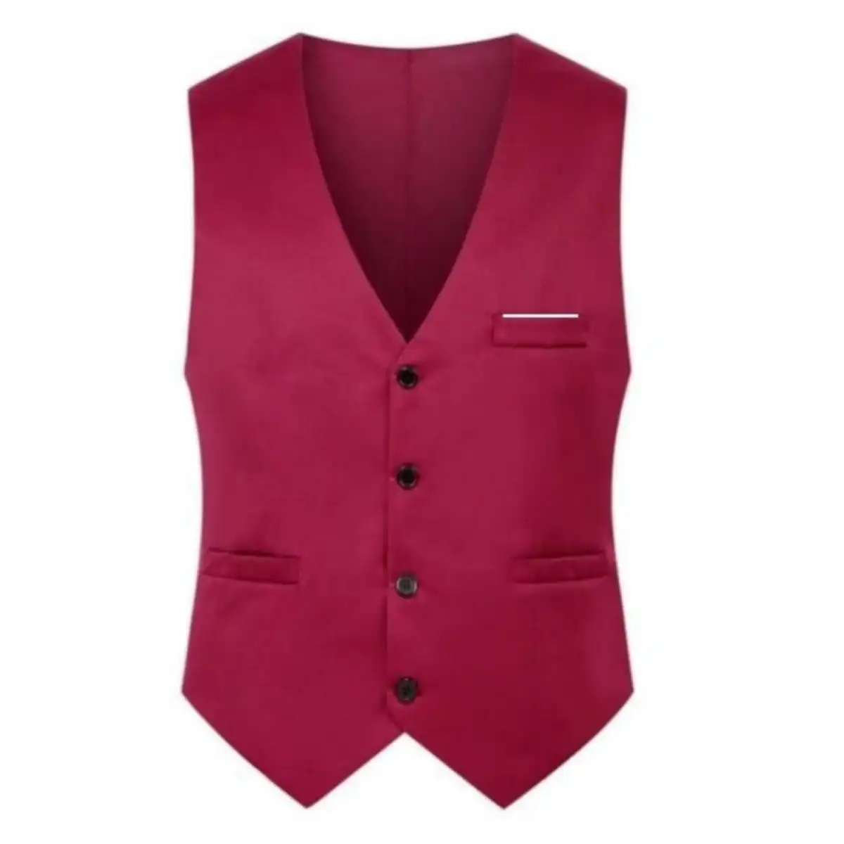 Slim Fit Waistcoat for Men alternate product angle
