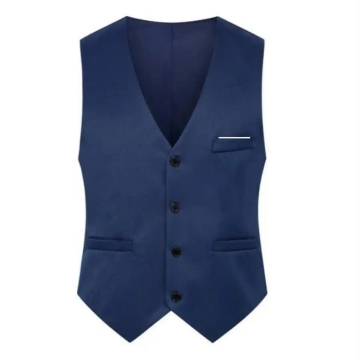 Slim Fit Waistcoat for Men product close-up