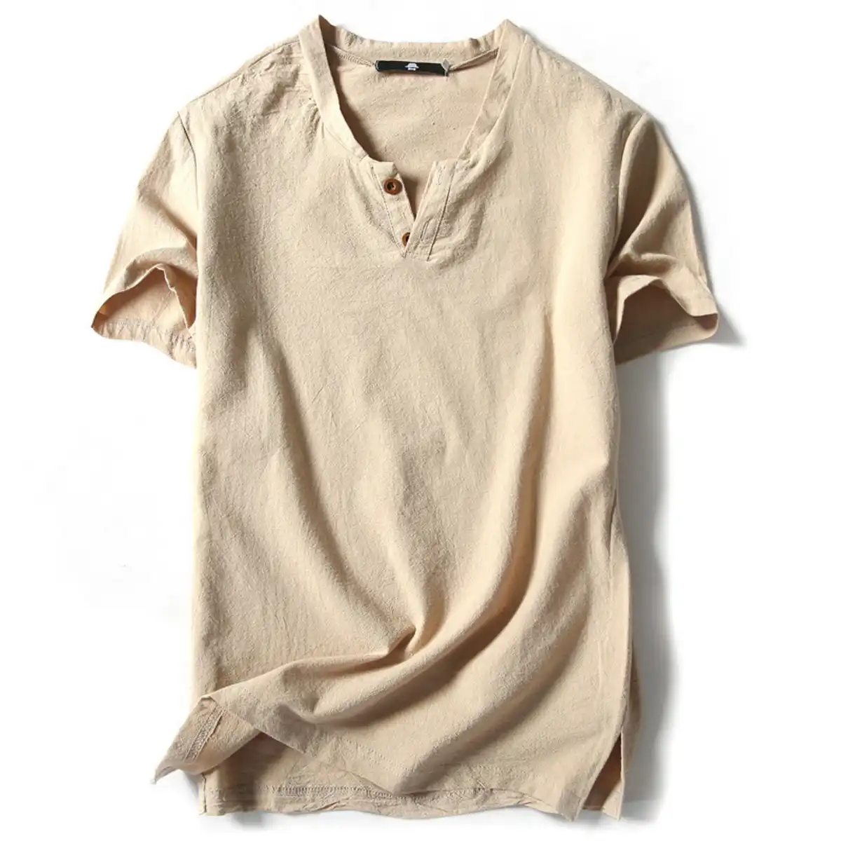 Linen Short Sleeve Casual Shirt alternate product angle
