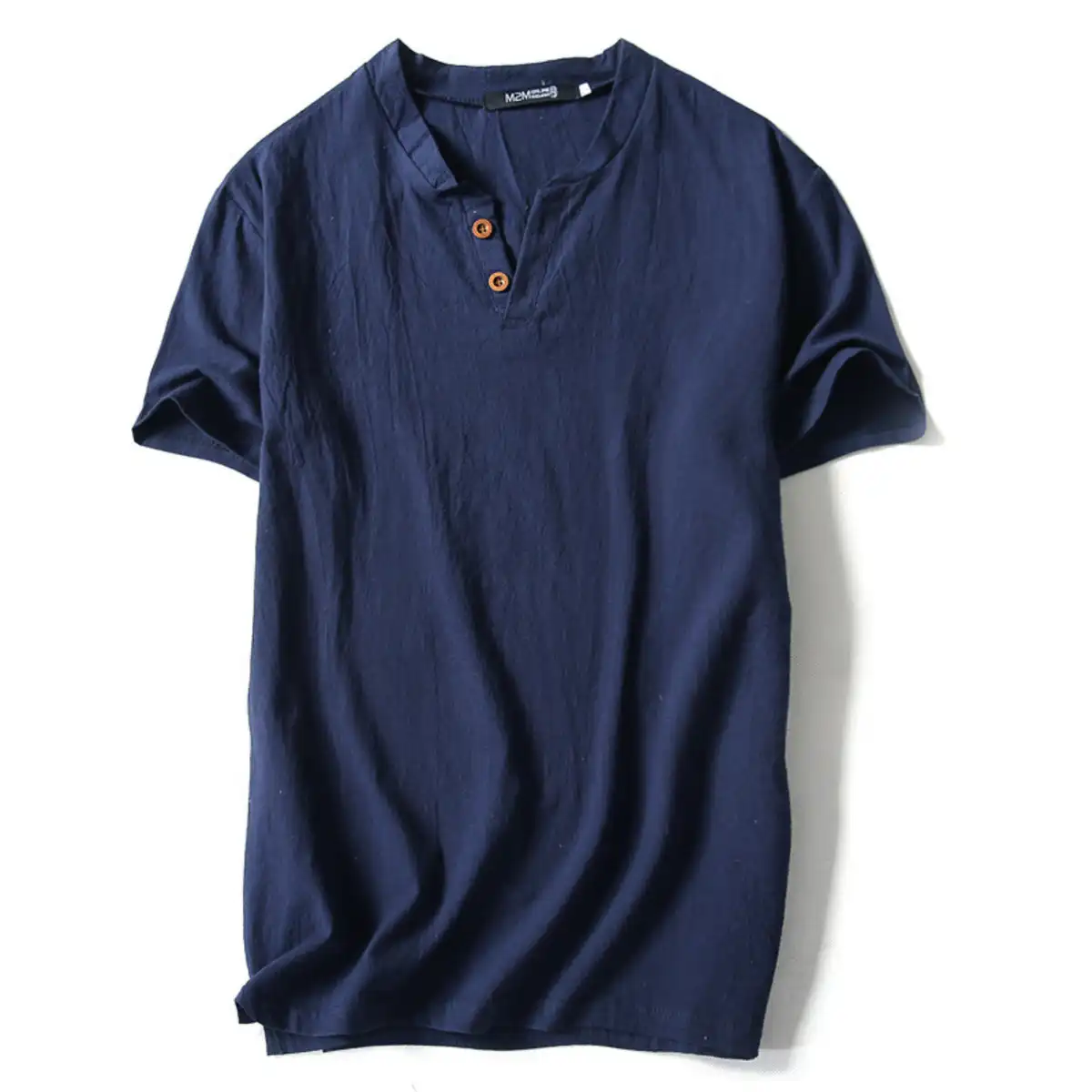 Linen Short Sleeve Casual Shirt product with accessories