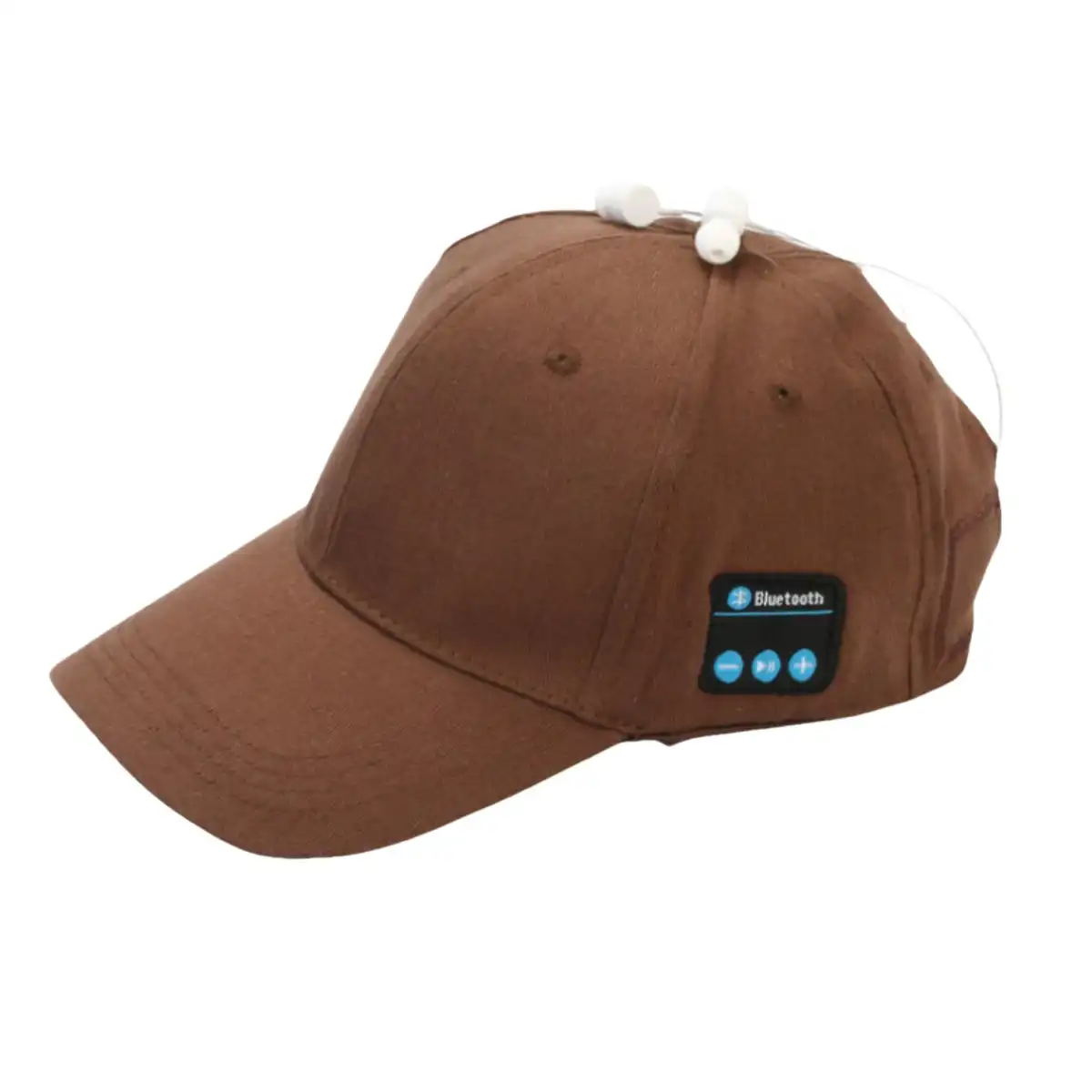 Bluetooth Music Cap Hat custom logo imprint view