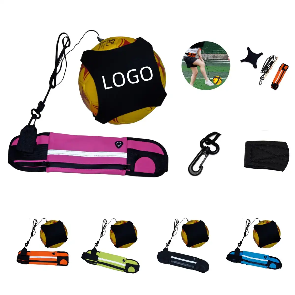 Soccer Training Belt with Ball Tether