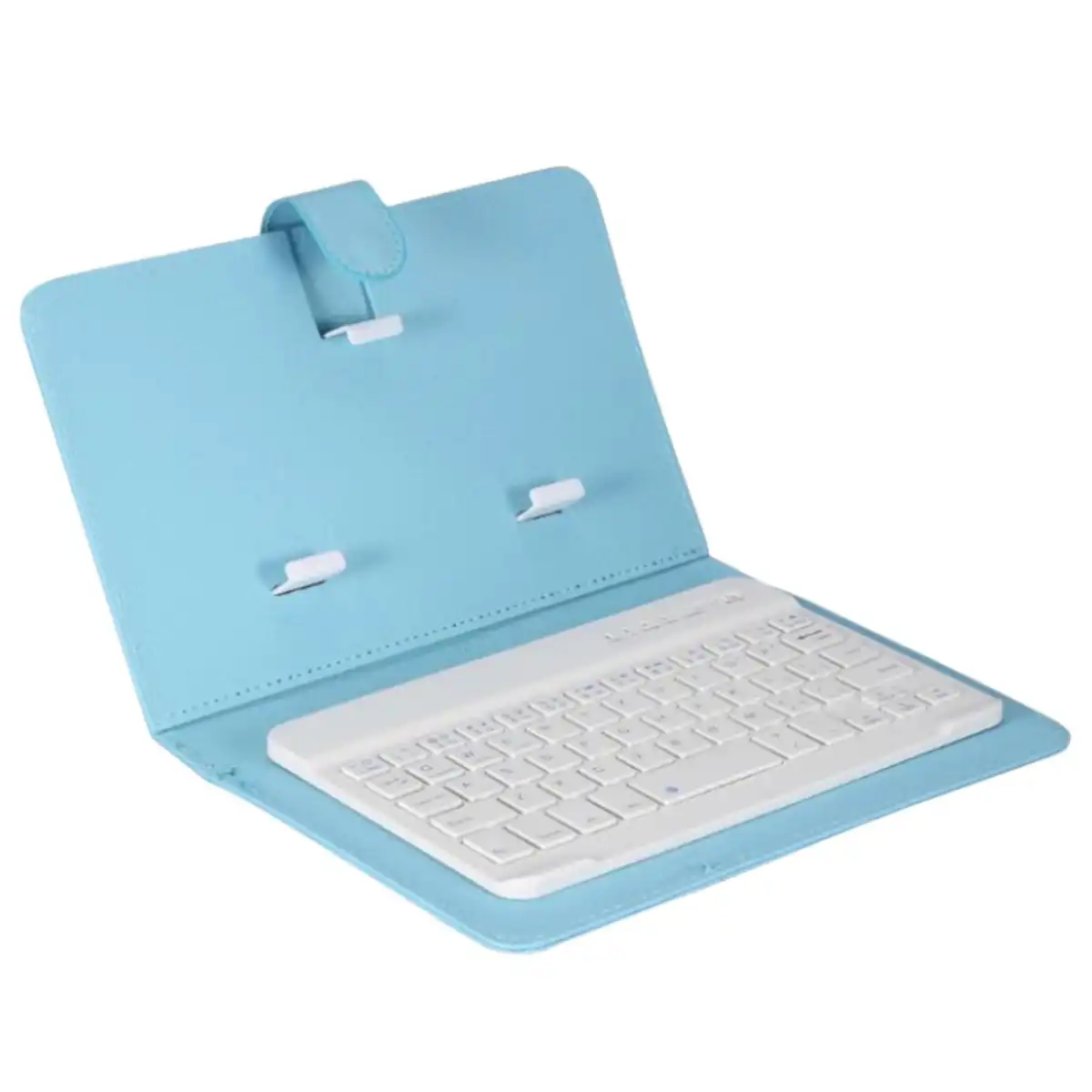 Leather Bluetooth Keyboard Folio custom logo imprint view
