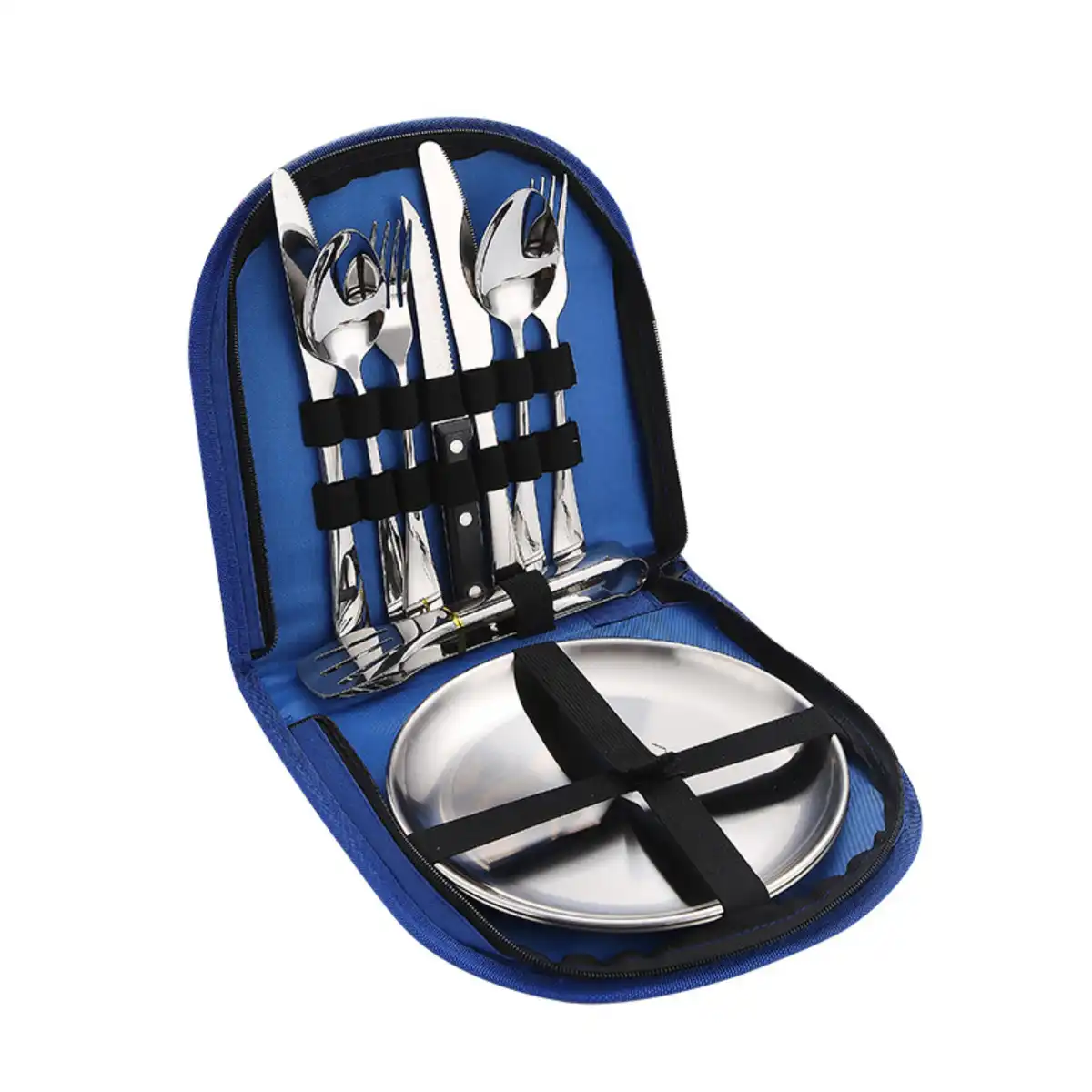 Stainless Steel Camping Cutlery Set alternate product angle