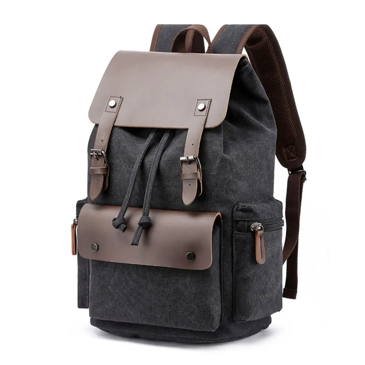 Sturdy Canvas Travel Daypack custom logo imprint view