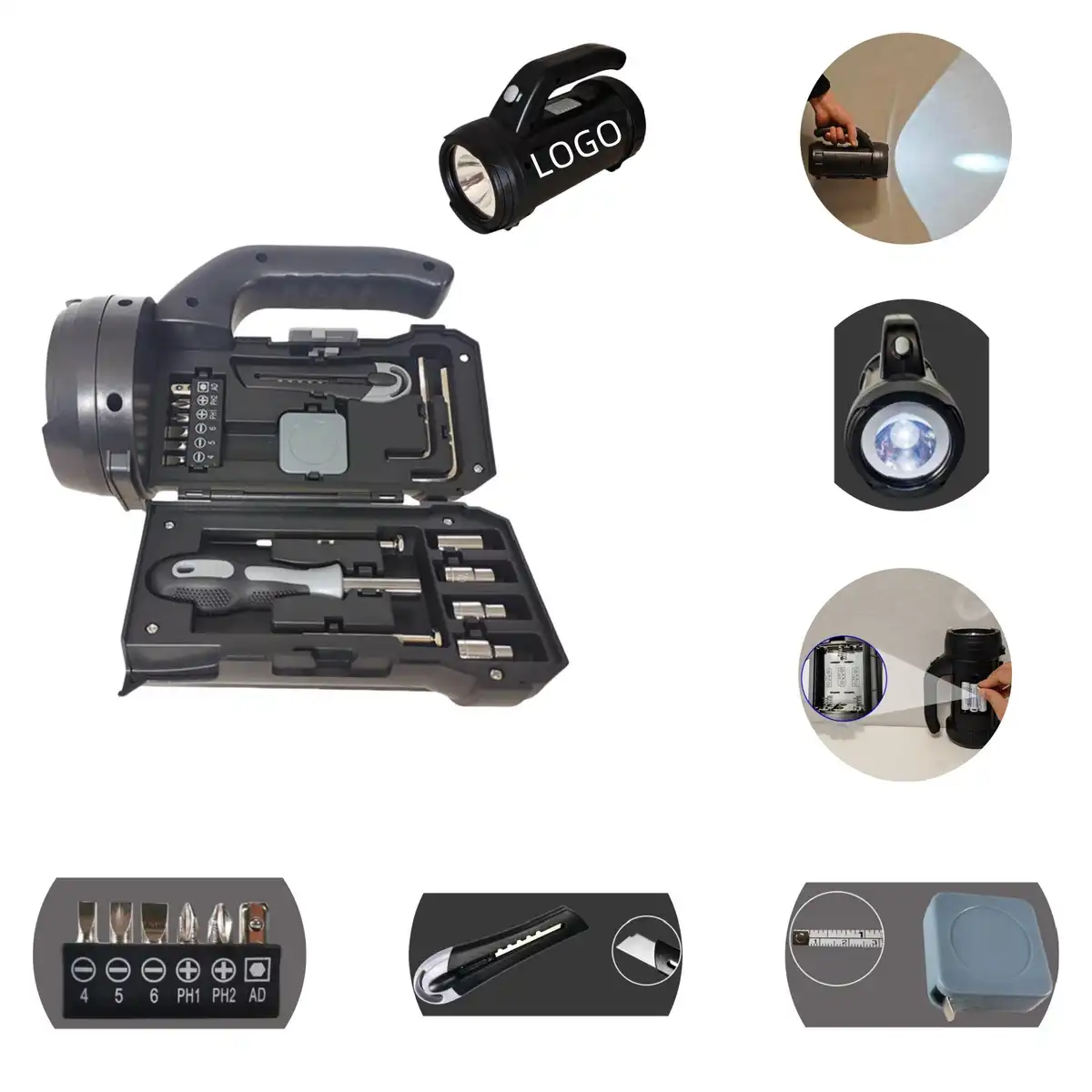 17 Function Multi Tool Flashlight Kit